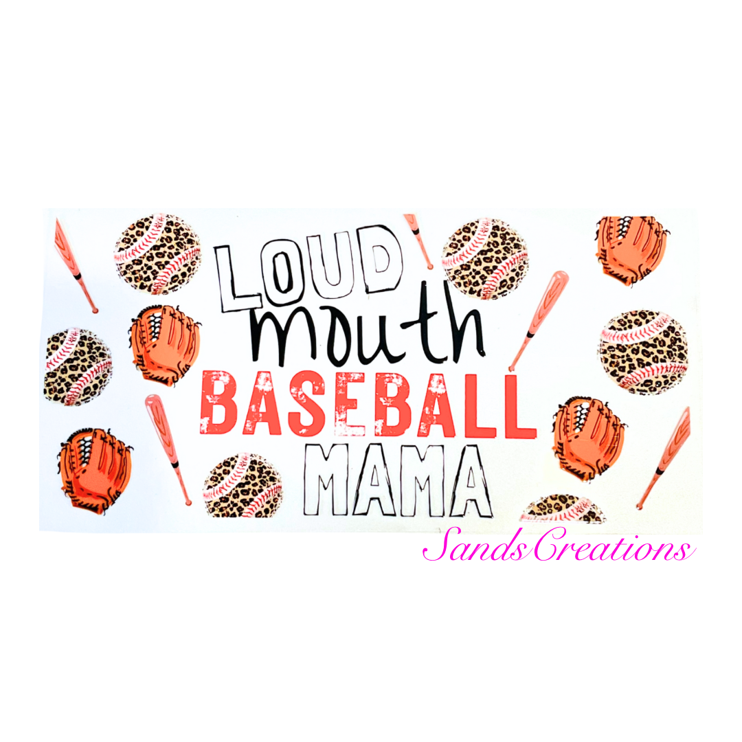 Loud Baseball Mom Wrap