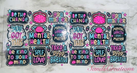 Mental Health Matters UVDTF Wrap