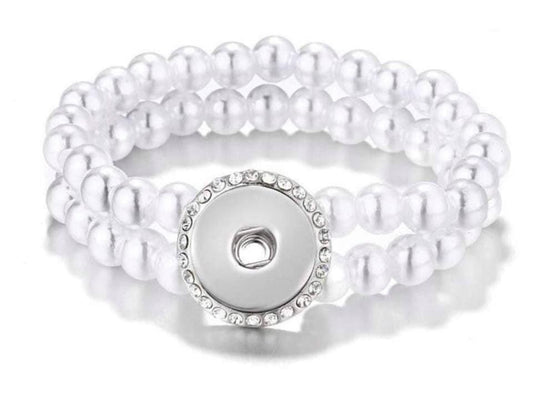 Double strand pearl bracelet