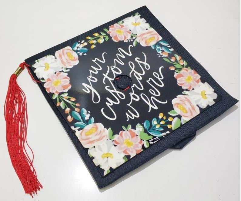 Grad cap topper