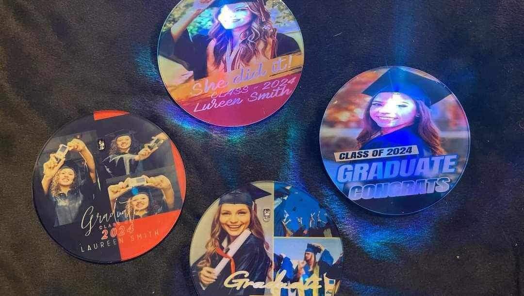 LED Sublimation Buttons