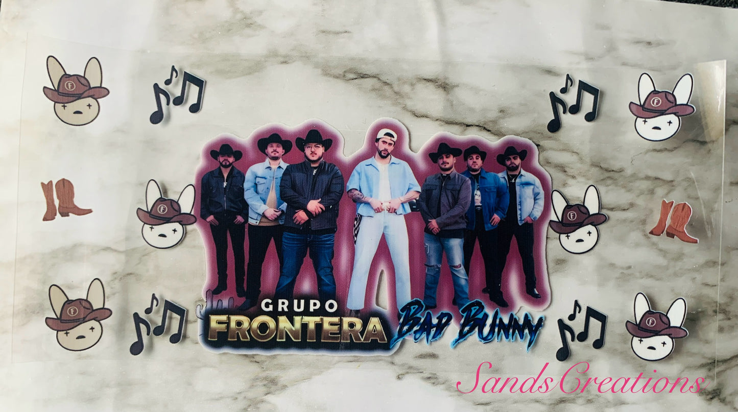 Grupo Frontera/Bad Bunny UVDTF Wrap