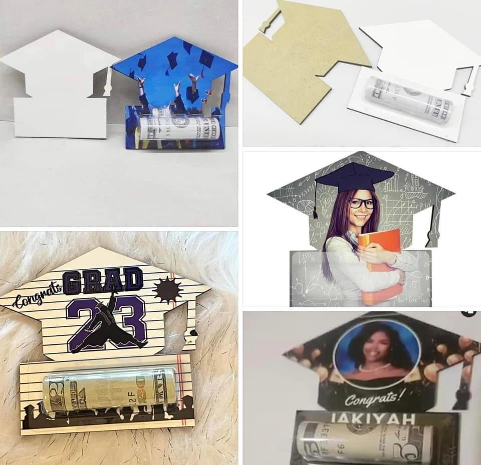 Custom Grad Money Gift Card Holder