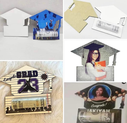 Custom Grad Money Gift Card Holder