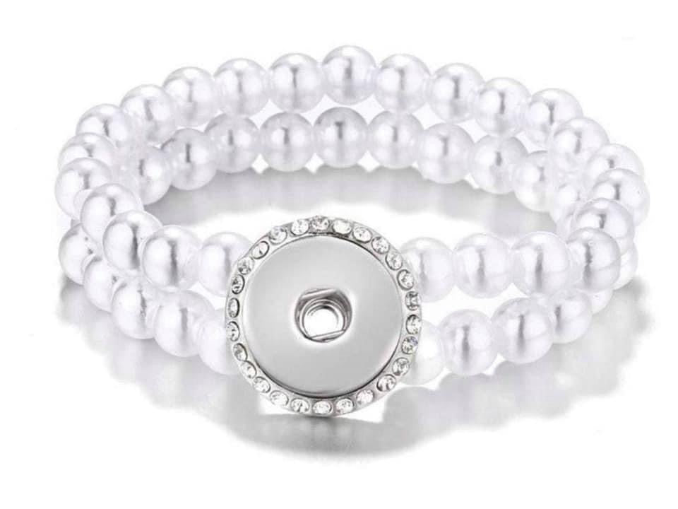 Double strand pearl bracelet