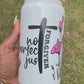16oz Not Perfect Just Forgiven glass tumbler